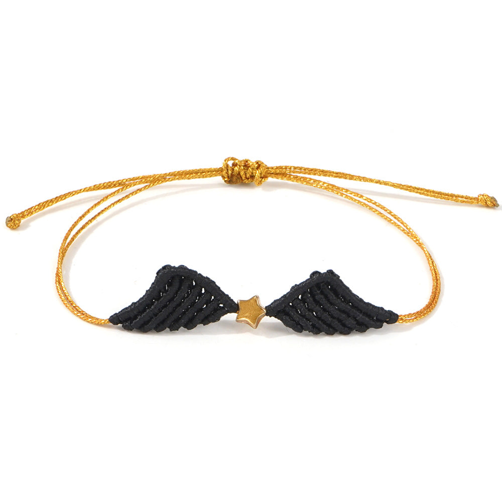 2025 Original New Angel Wings Bracelet Creative Hand-woven Bracelet Couple's Birthday Gift Light Luxury Bracelet
