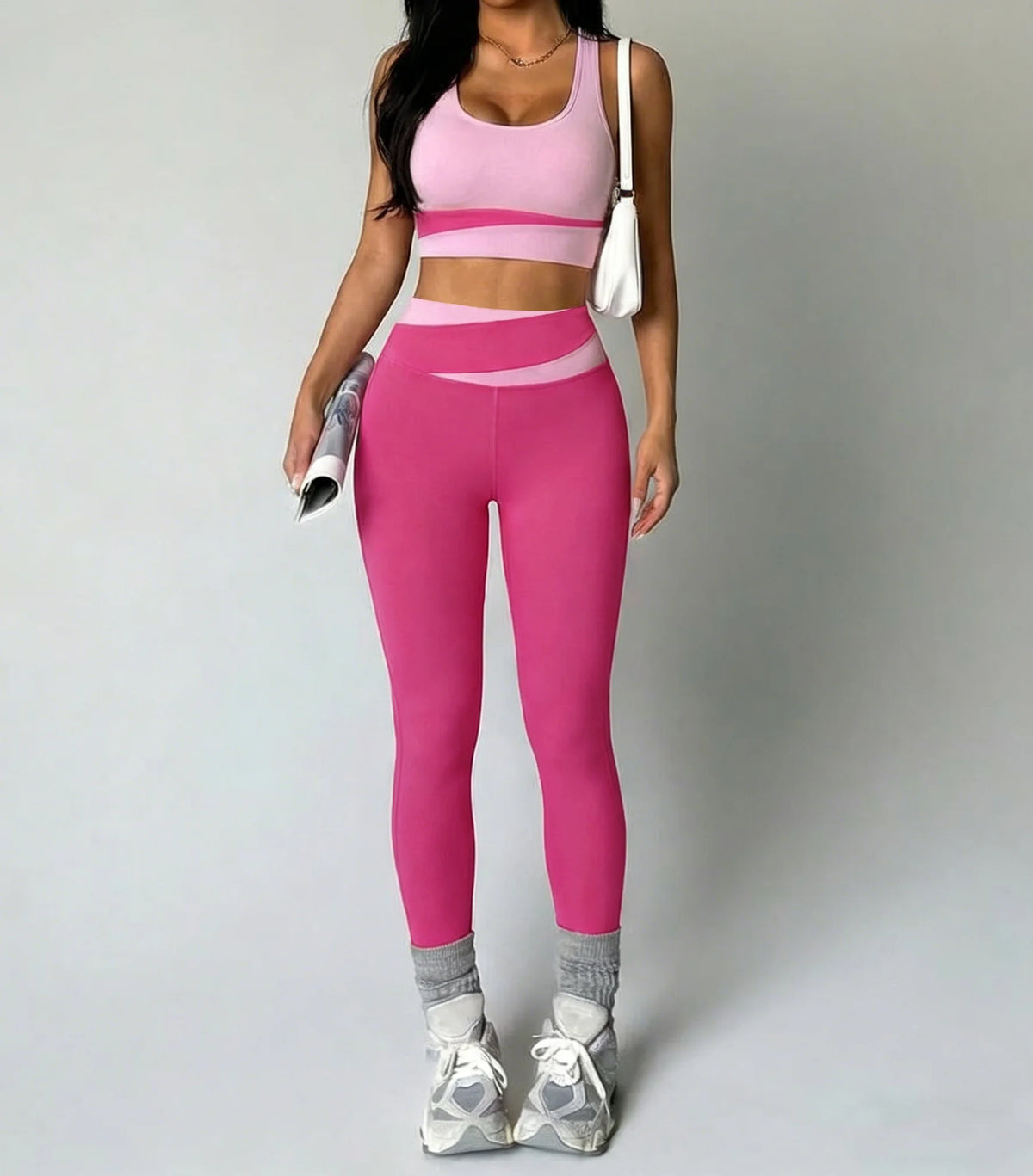 Women Yoga Set Clothing Sexy Sports Bra Sport Suit High Waist Breathable Leggings Athletic Gym Set Workout Outfits Sportswear