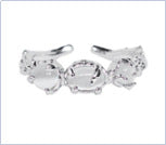 Thorn Rose Ring Women's ins Niche Design High-end Light Luxury Plain Silver Exquisite Sweet Adjustable Diet Ring