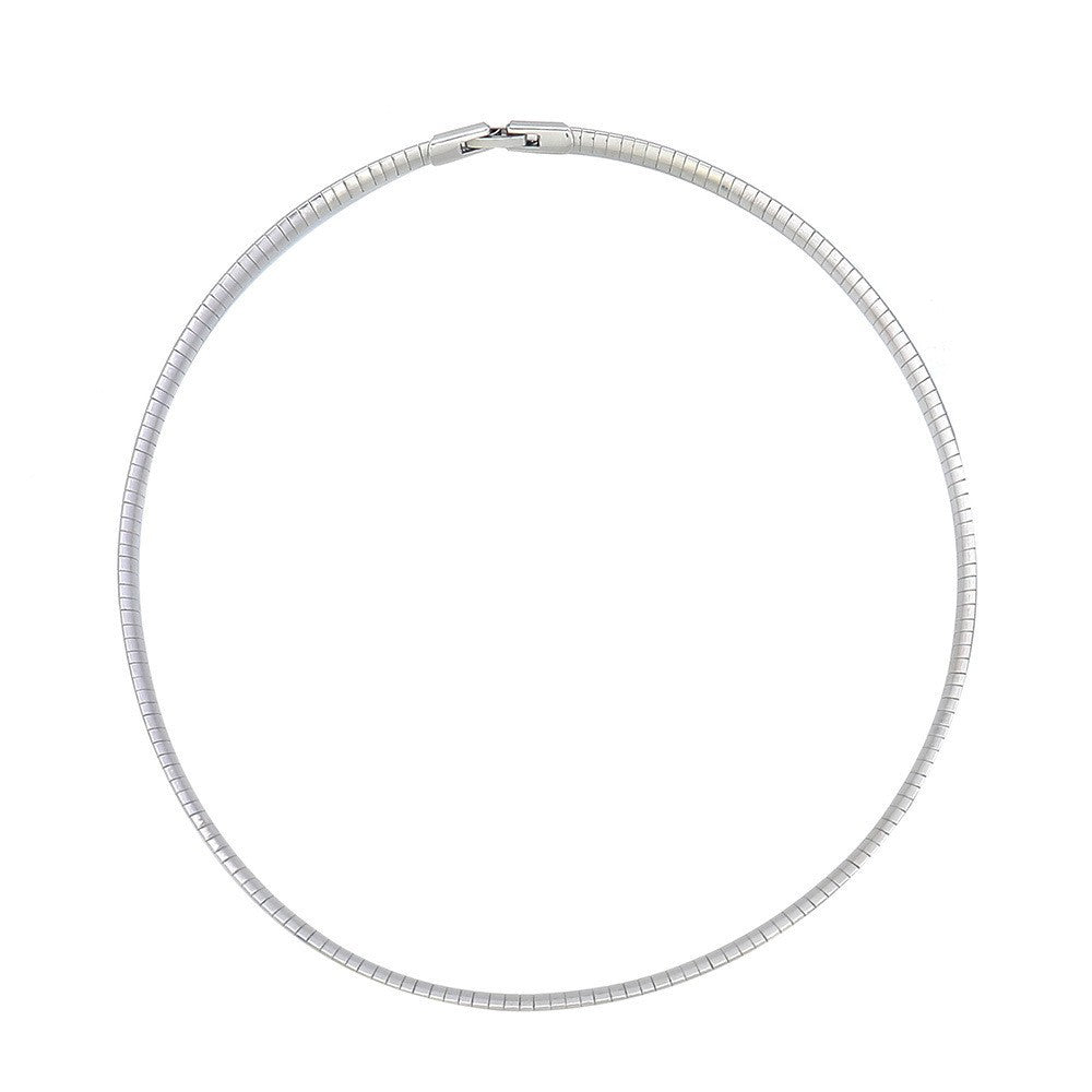 Lishan Versatile Bowknot Accessories Titanium Steel Metal Chain Series Layered Natural Stone Necklace Clavicle Chain for Women