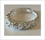 Thorn Rose Ring Women's ins Niche Design High-end Light Luxury Plain Silver Exquisite Sweet Adjustable Diet Ring