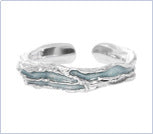 Thorn Rose Ring Women's ins Niche Design High-end Light Luxury Plain Silver Exquisite Sweet Adjustable Diet Ring