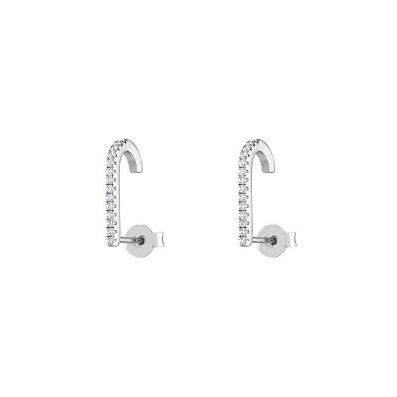 European and American Fashion Hot Style Ins Geometric High-End Retro Earrings French Style Accessible Luxury Stacking Set Earrings Jewelry