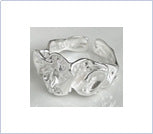 Thorn Rose Ring Women's ins Niche Design High-end Light Luxury Plain Silver Exquisite Sweet Adjustable Diet Ring
