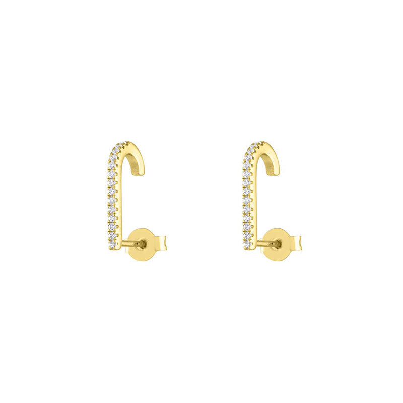 European and American Fashion Hot Style Ins Geometric High-End Retro Earrings French Style Accessible Luxury Stacking Set Earrings Jewelry