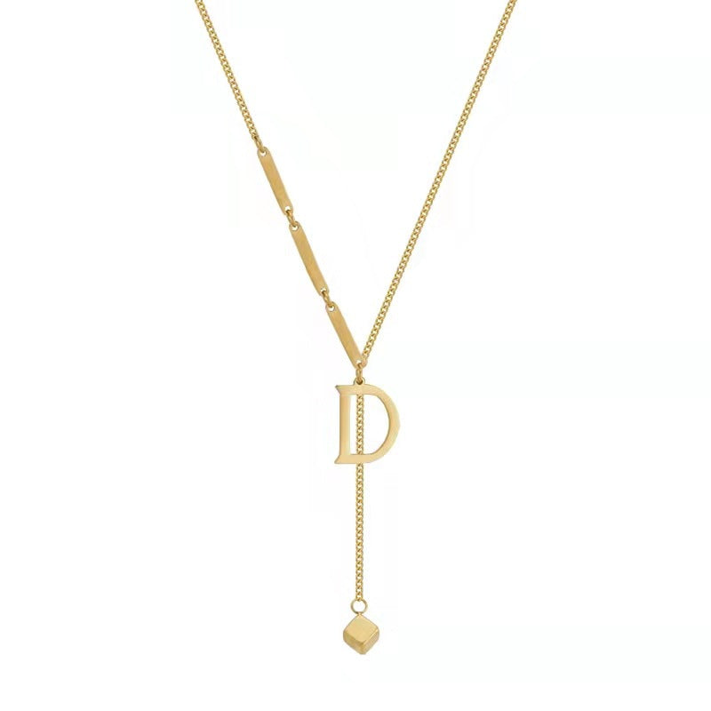 Double-Layer Necklace 2024 New Women's Sweater Chain Accessible Luxury Niche Design High-End Non-Fading Clavicle Chain Accessories