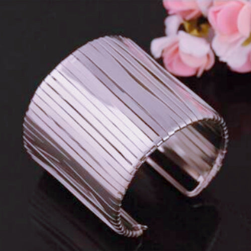 European and American Cross-border Trend Exaggerated Geometric Opening Wide Bracelet Women's Ins Simple Distinctive Winding Exquisite Fashion Handpiece