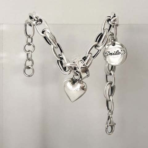 Six-pointed Star Old 925 Sterling Silver Bracelet Women's Autumn and Winter 2025 New Ins Niche Design Cold Style Couple Bracelet