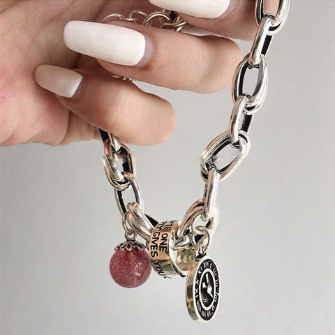 Six-pointed Star Old 925 Sterling Silver Bracelet Women's Autumn and Winter 2025 New Ins Niche Design Cold Style Couple Bracelet
