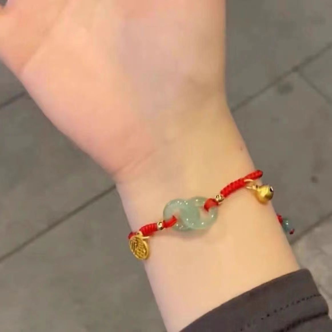 New Chinese Style Design Sense Plum Blossom Woven Bracelet Women's Chinese Style Adjustable Woven Hand Rope Gift Hand Woven Rope