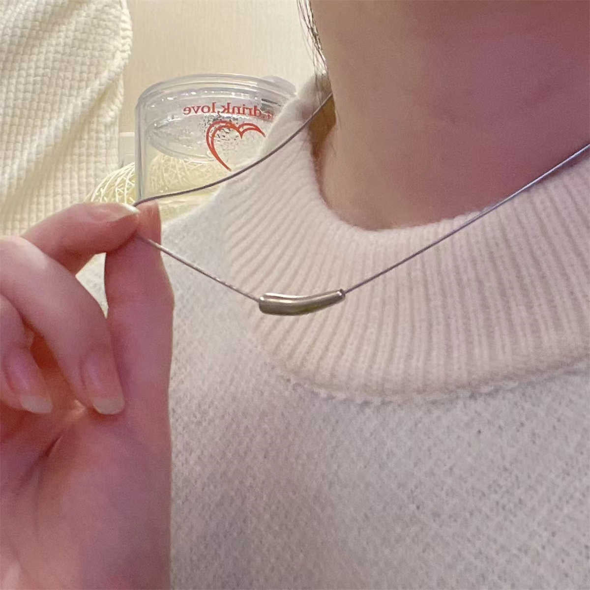 Double-Layer Necklace 2024 New Women's Sweater Chain Accessible Luxury Niche Design High-End Non-Fading Clavicle Chain Accessories