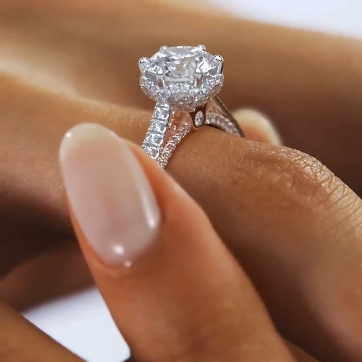Wish Amazon New Niche Light Luxury Ring Ring Women's High Design Sense r7988
