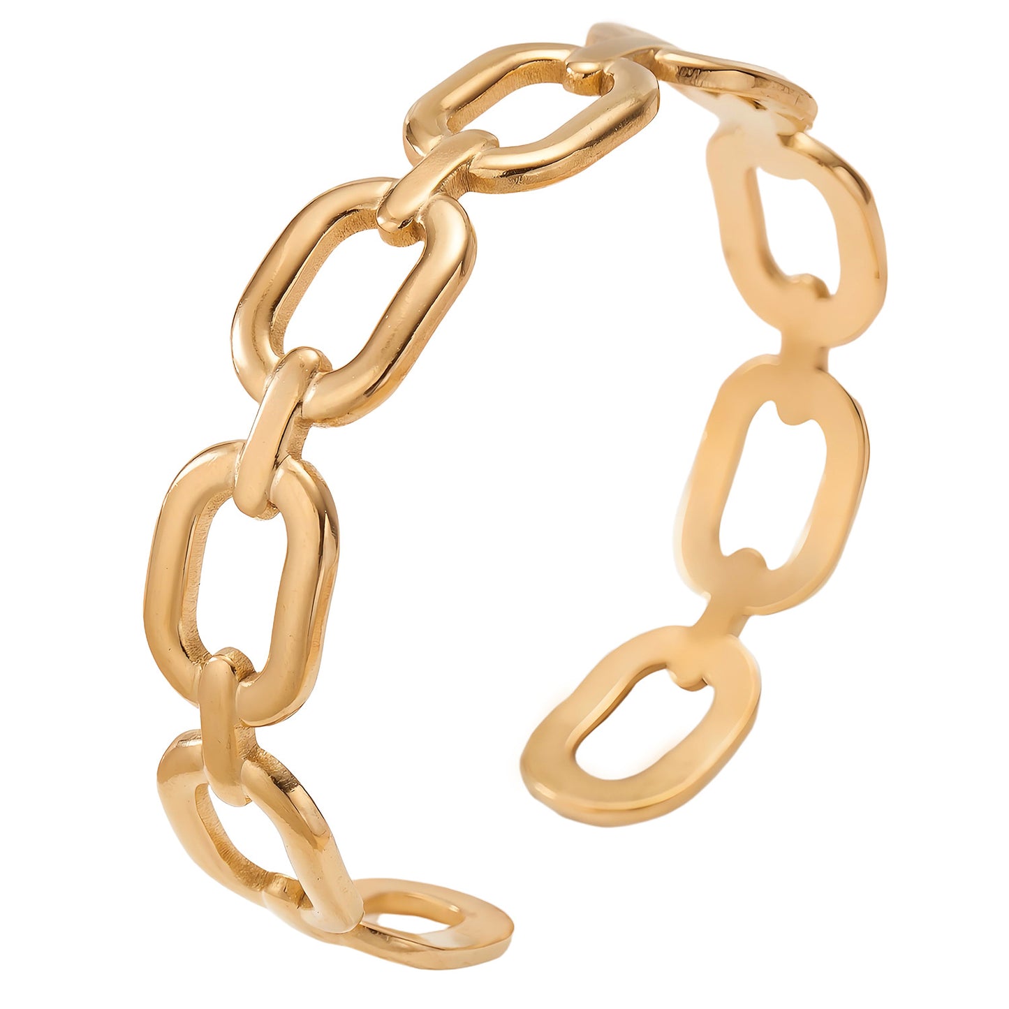 Cross-Border Retro Oil-Pressed Stainless Steel Hollow Heart Flower Bracelet Electroplated High-End Light Luxury Women's Bracelet Wholesale