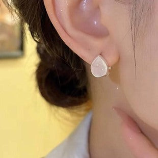Dumb Golden Earrings Light Luxury High-end Atmospheric 2025 New Explosive Earrings Design Niche Unique Earrings for Women
