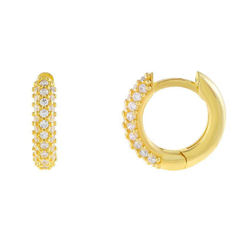 European and American Fashion Hot Style Ins Geometric High-End Retro Earrings French Style Accessible Luxury Stacking Set Earrings Jewelry