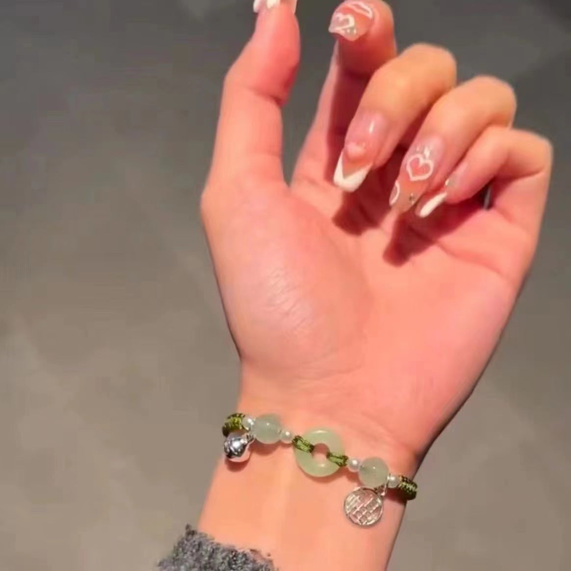 New Chinese Style Design Sense Plum Blossom Woven Bracelet Women's Chinese Style Adjustable Woven Hand Rope Gift Hand Woven Rope