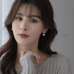 Dumb Golden Earrings Light Luxury High-end Atmospheric 2025 New Explosive Earrings Design Niche Unique Earrings for Women