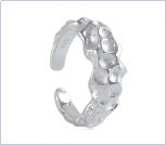 Thorn Rose Ring Women's ins Niche Design High-end Light Luxury Plain Silver Exquisite Sweet Adjustable Diet Ring