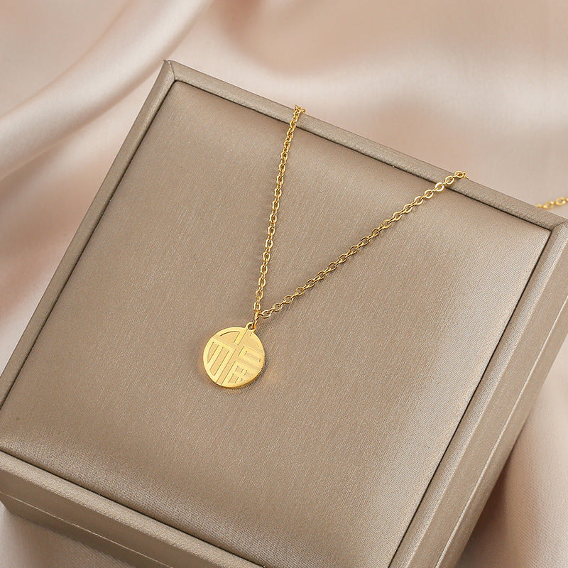 Double-Layer Necklace 2024 New Women's Sweater Chain Accessible Luxury Niche Design High-End Non-Fading Clavicle Chain Accessories