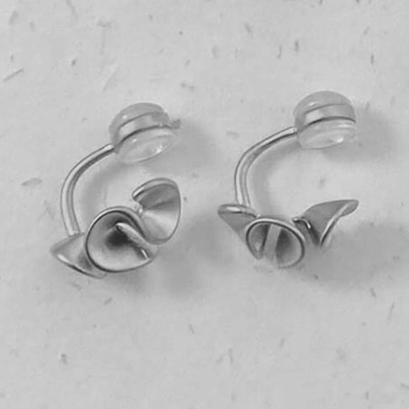 Dumb Golden Earrings Light Luxury High-end Atmospheric 2025 New Explosive Earrings Design Niche Unique Earrings for Women