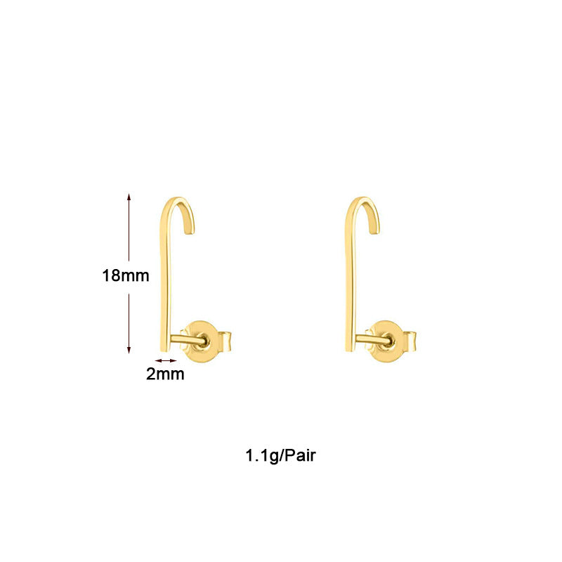 European and American Fashion Hot Style Ins Geometric High-End Retro Earrings French Style Accessible Luxury Stacking Set Earrings Jewelry