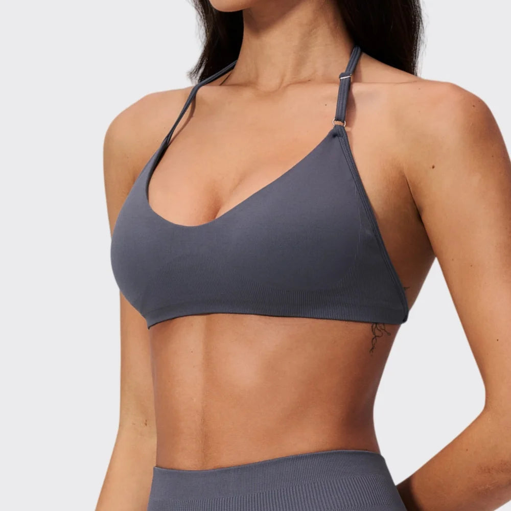 Summer Yoga Bra Top for Women Running Seamless Breathable Brassieres Removable Pad Sports Underwear Woman Running Gym Clothing