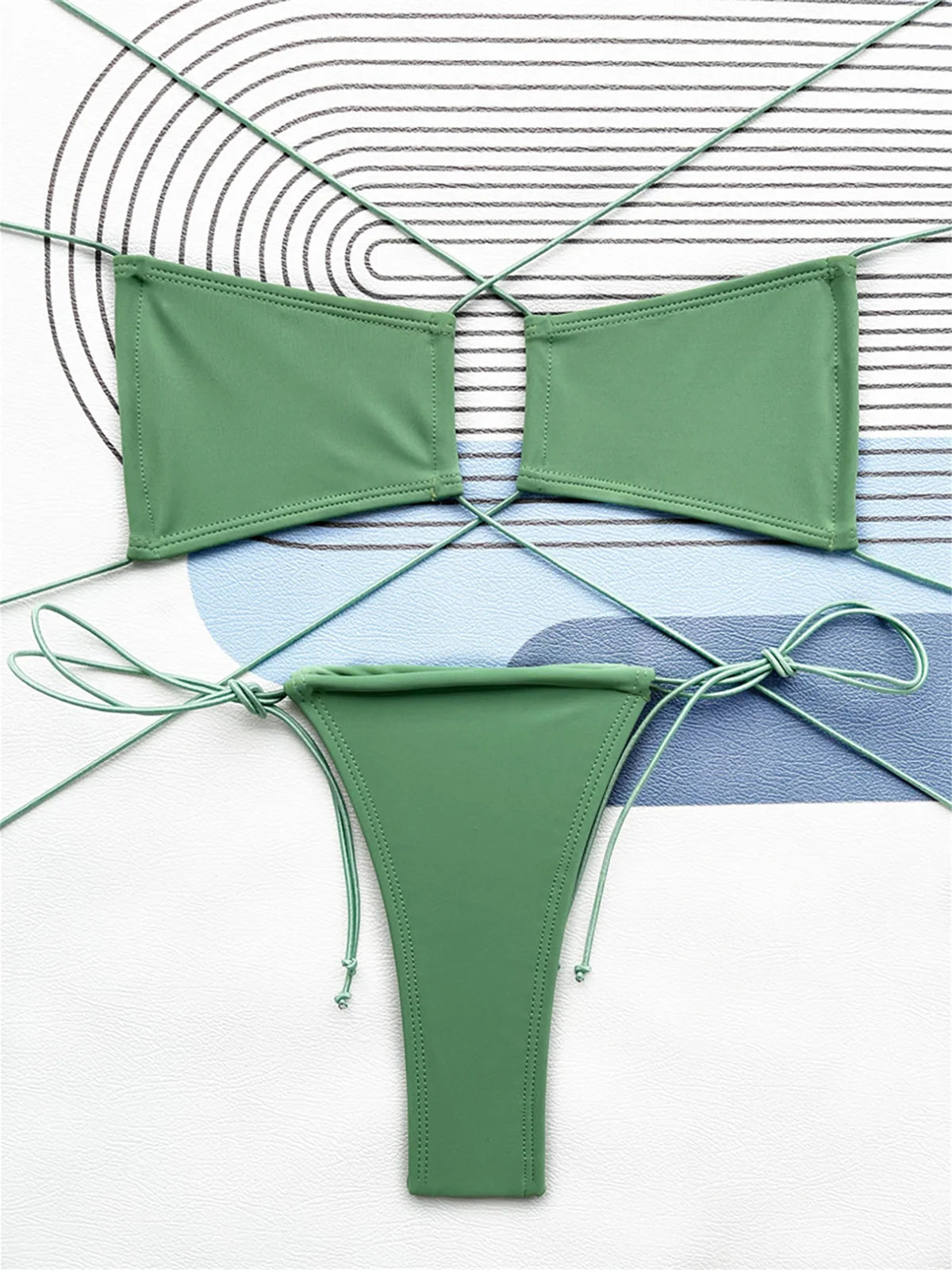 Sexy Halter Extreme Mini Micro Thong Bikini Women Swimwear Female Swimsuit Two-Pieces Bikini Set Bather Bathing Suit Swim K4595