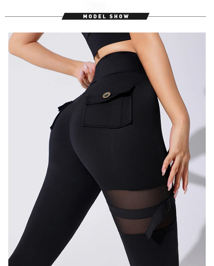 Woman  New Style Hot Gym Wears Gym Training Sports  Cut Leggings Fitness Women   Rise  Yoga Tights