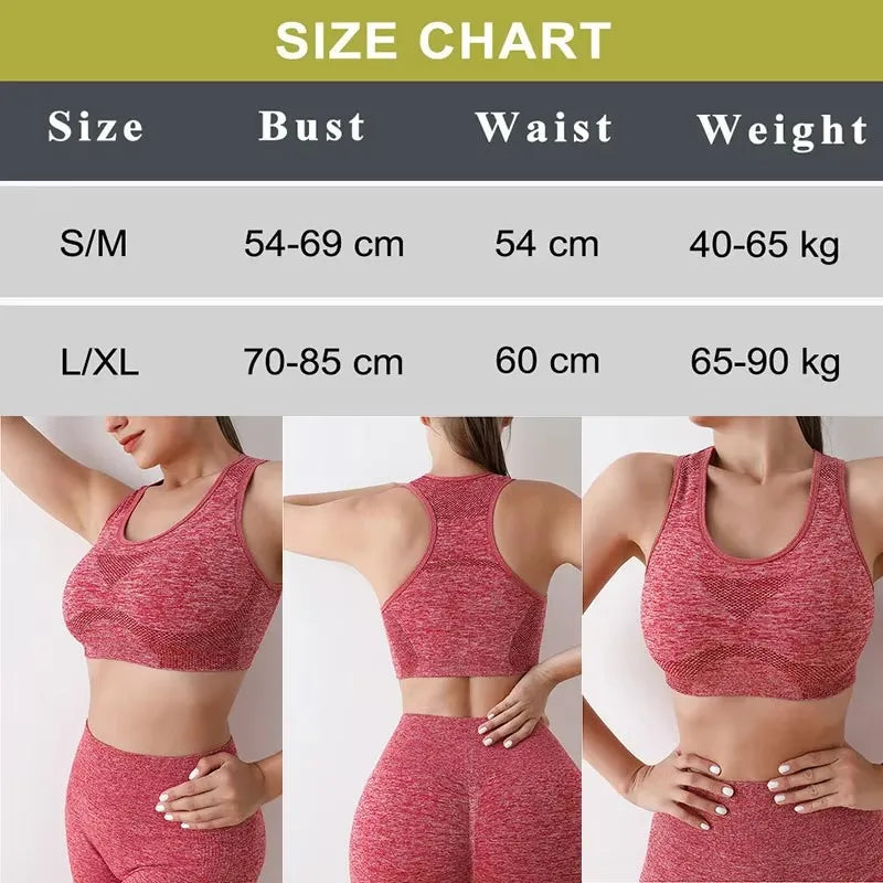 Women Sports Bra Top Push Up Fitness Yoga Bra Underwear Sport Tops For Women Breathable Running Vest Gym Wear