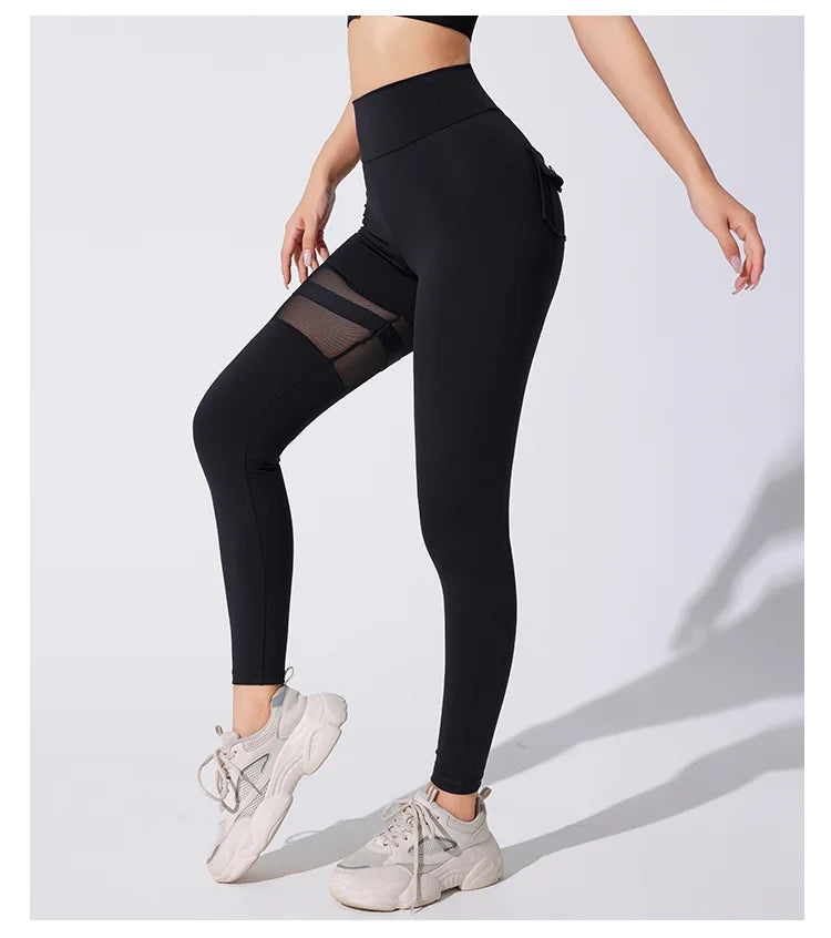 Woman  New Style Hot Gym Wears Gym Training Sports  Cut Leggings Fitness Women   Rise  Yoga Tights